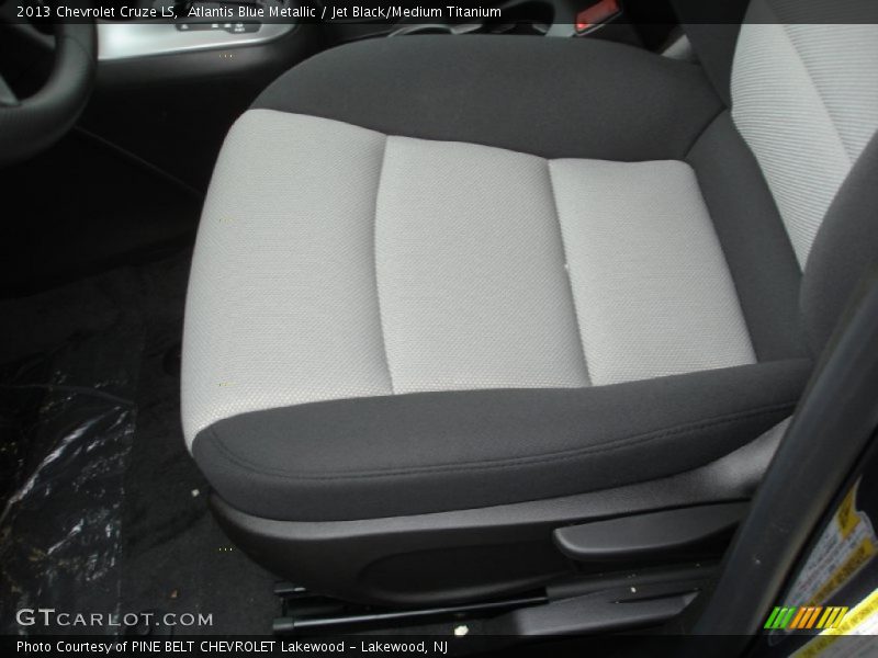 Atlantis Blue Metallic / Jet Black/Medium Titanium 2013 Chevrolet Cruze LS
