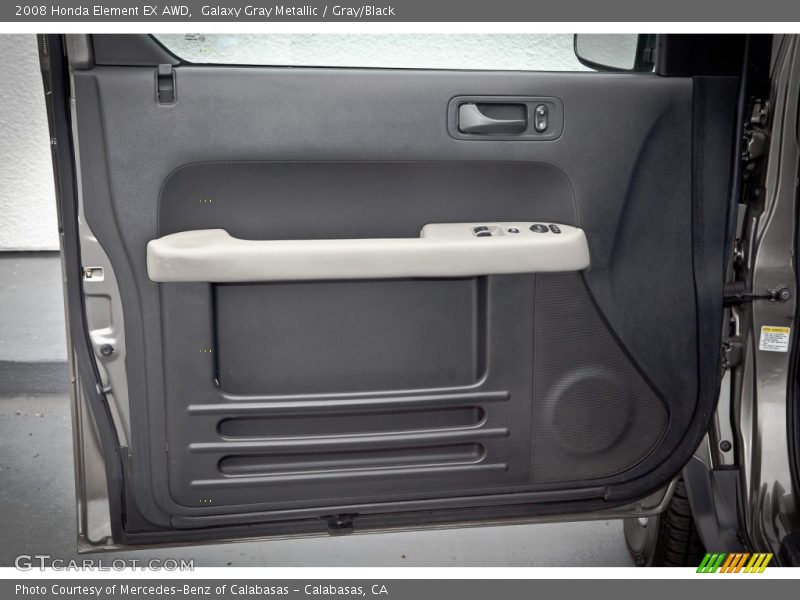 Galaxy Gray Metallic / Gray/Black 2008 Honda Element EX AWD