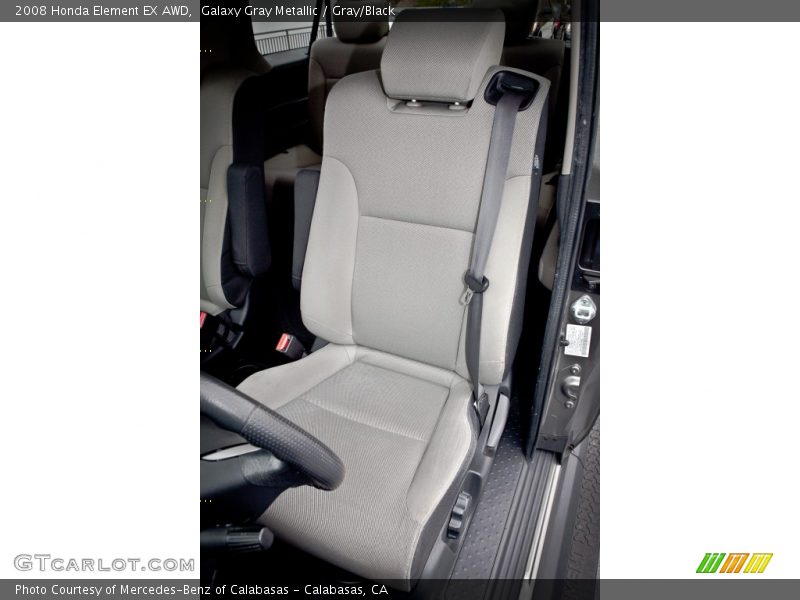Galaxy Gray Metallic / Gray/Black 2008 Honda Element EX AWD