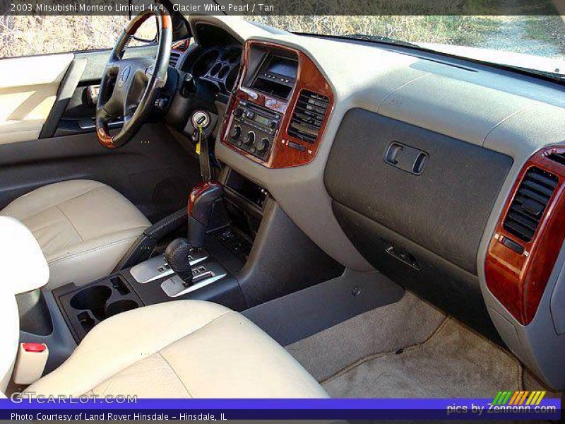 Glacier White Pearl / Tan 2003 Mitsubishi Montero Limited 4x4