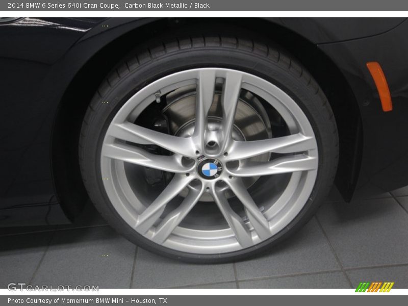 Carbon Black Metallic / Black 2014 BMW 6 Series 640i Gran Coupe