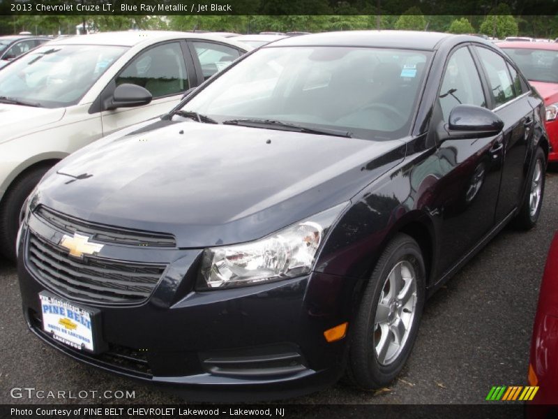 Blue Ray Metallic / Jet Black 2013 Chevrolet Cruze LT
