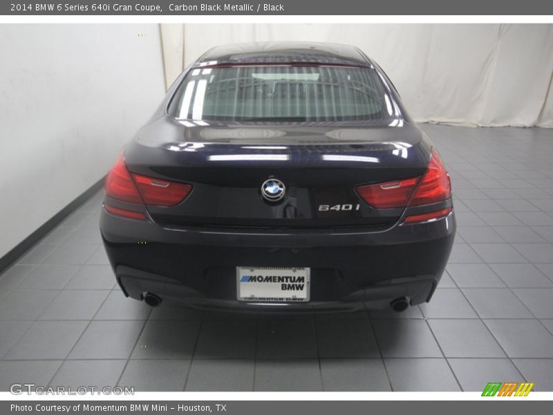 Carbon Black Metallic / Black 2014 BMW 6 Series 640i Gran Coupe
