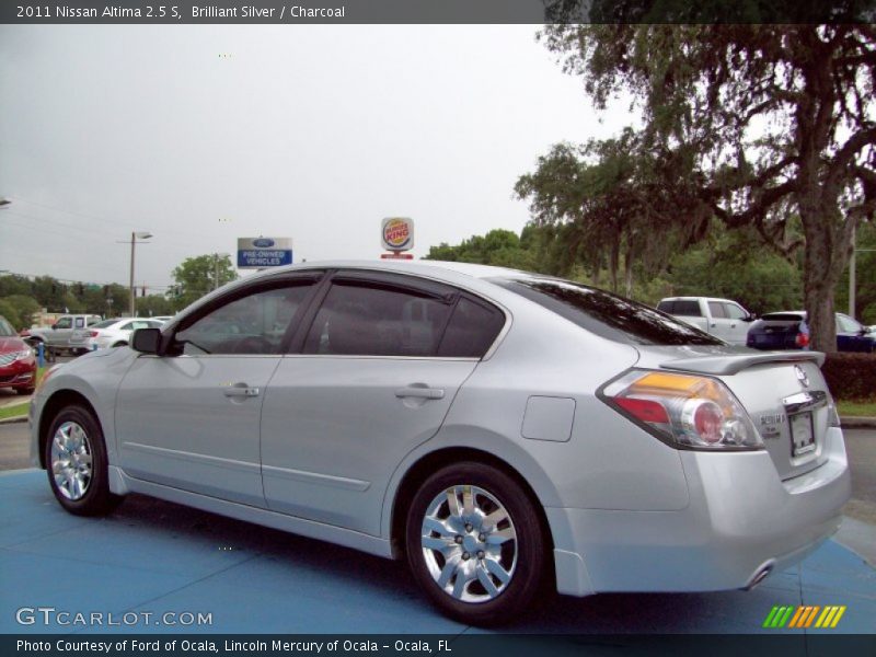 Brilliant Silver / Charcoal 2011 Nissan Altima 2.5 S