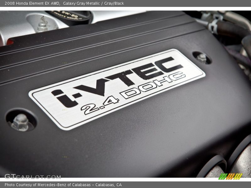 Galaxy Gray Metallic / Gray/Black 2008 Honda Element EX AWD
