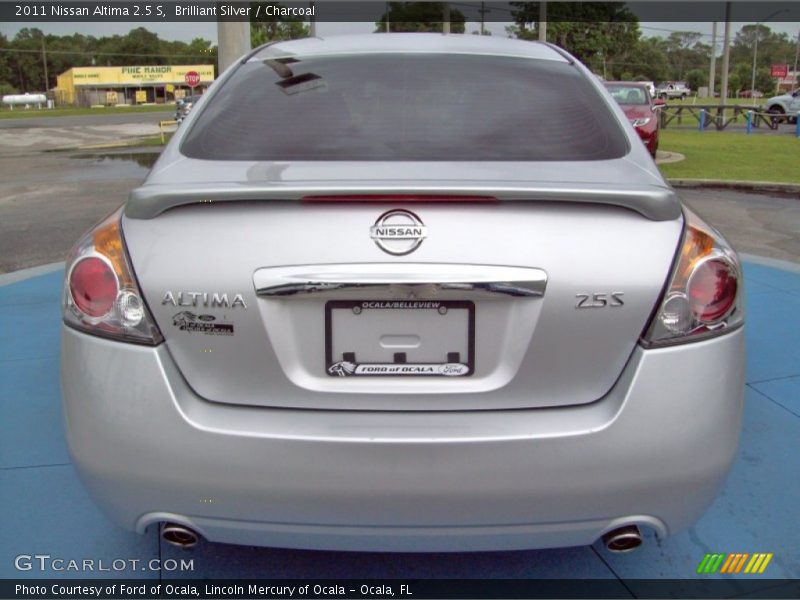 Brilliant Silver / Charcoal 2011 Nissan Altima 2.5 S