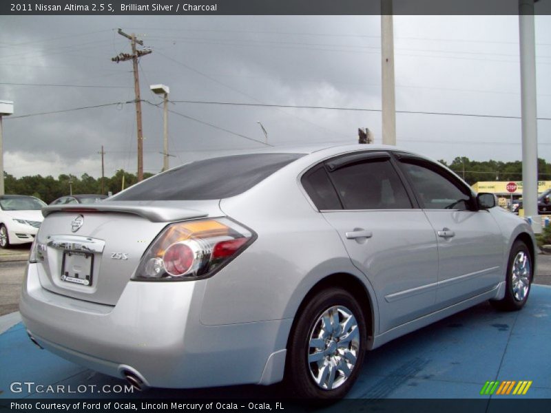 Brilliant Silver / Charcoal 2011 Nissan Altima 2.5 S