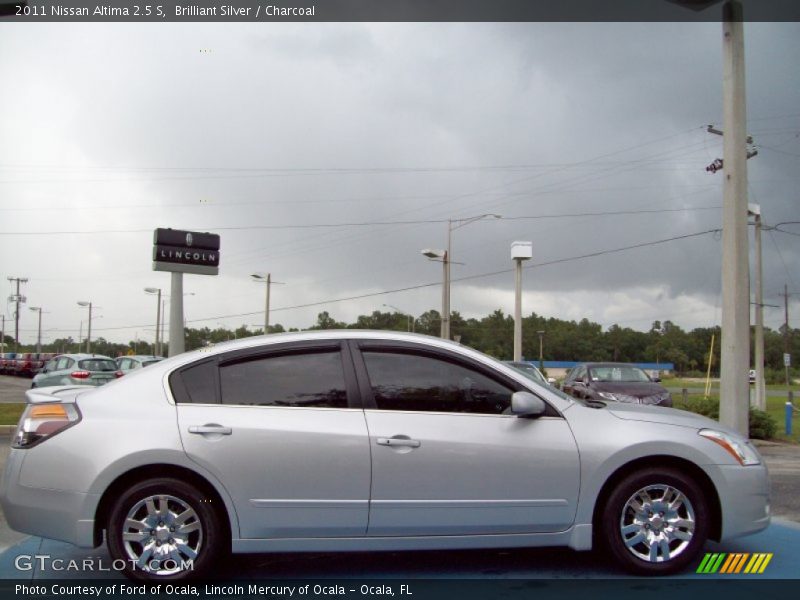 Brilliant Silver / Charcoal 2011 Nissan Altima 2.5 S