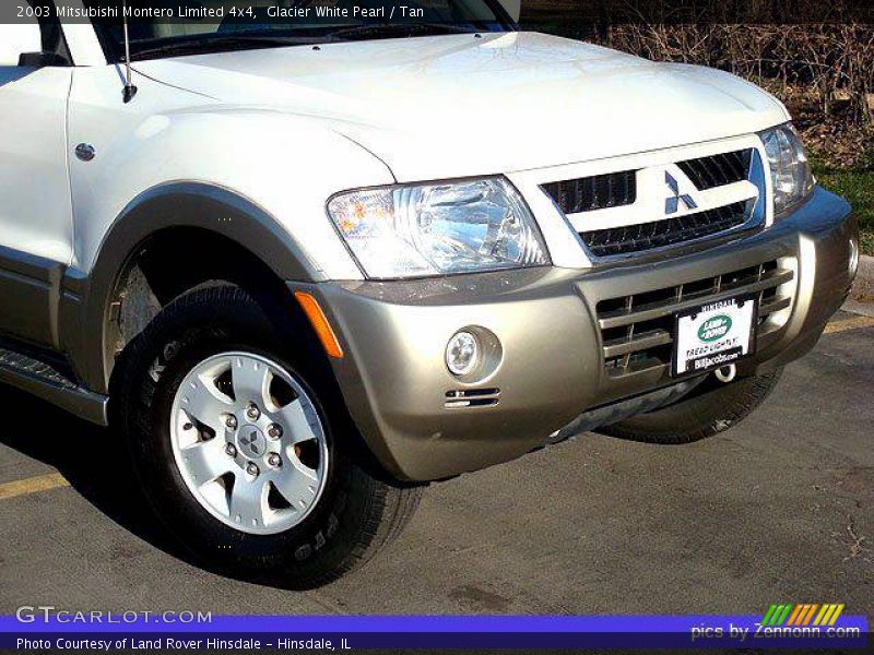 Glacier White Pearl / Tan 2003 Mitsubishi Montero Limited 4x4