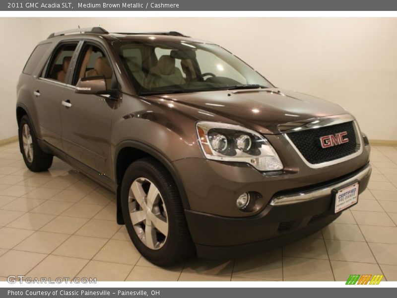 Medium Brown Metallic / Cashmere 2011 GMC Acadia SLT
