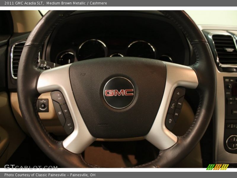 Medium Brown Metallic / Cashmere 2011 GMC Acadia SLT