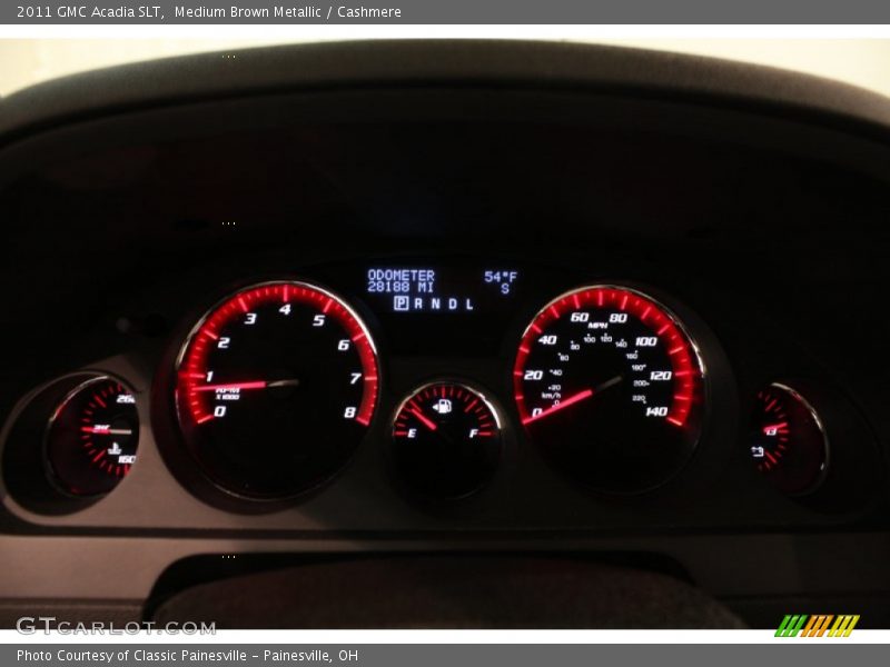 Medium Brown Metallic / Cashmere 2011 GMC Acadia SLT