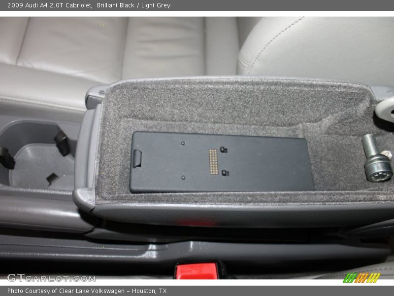 Brilliant Black / Light Grey 2009 Audi A4 2.0T Cabriolet