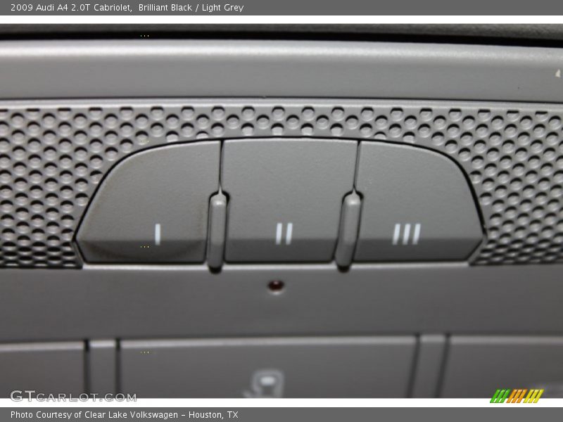 Brilliant Black / Light Grey 2009 Audi A4 2.0T Cabriolet