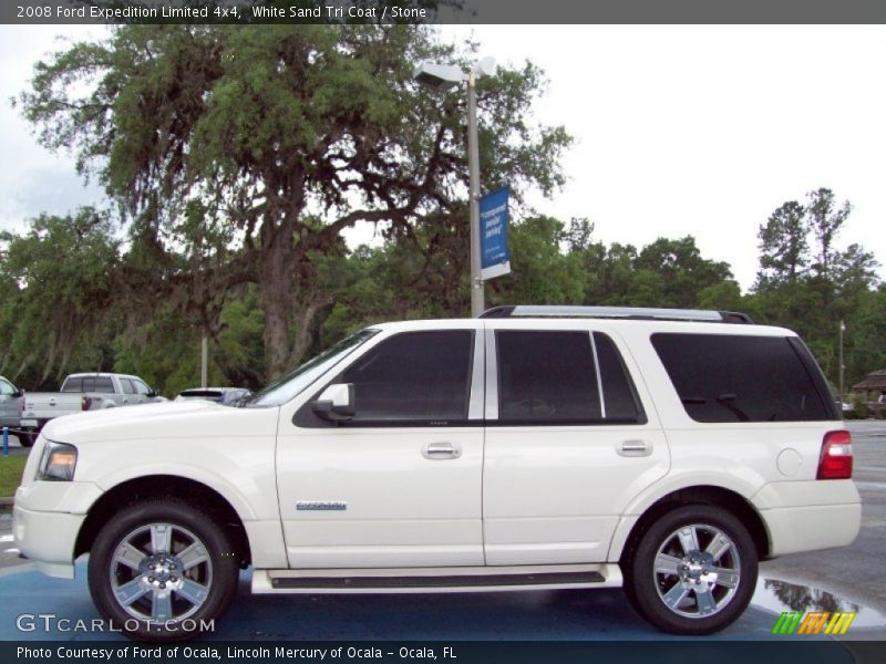 White Sand Tri Coat / Stone 2008 Ford Expedition Limited 4x4
