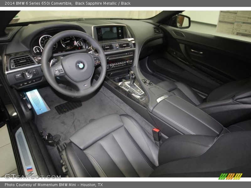 Black Interior - 2014 6 Series 650i Convertible 