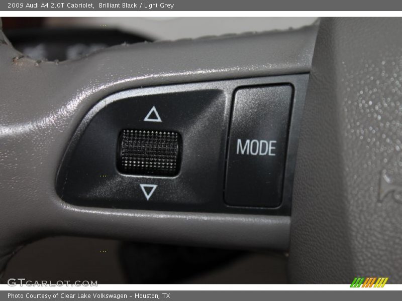 Brilliant Black / Light Grey 2009 Audi A4 2.0T Cabriolet