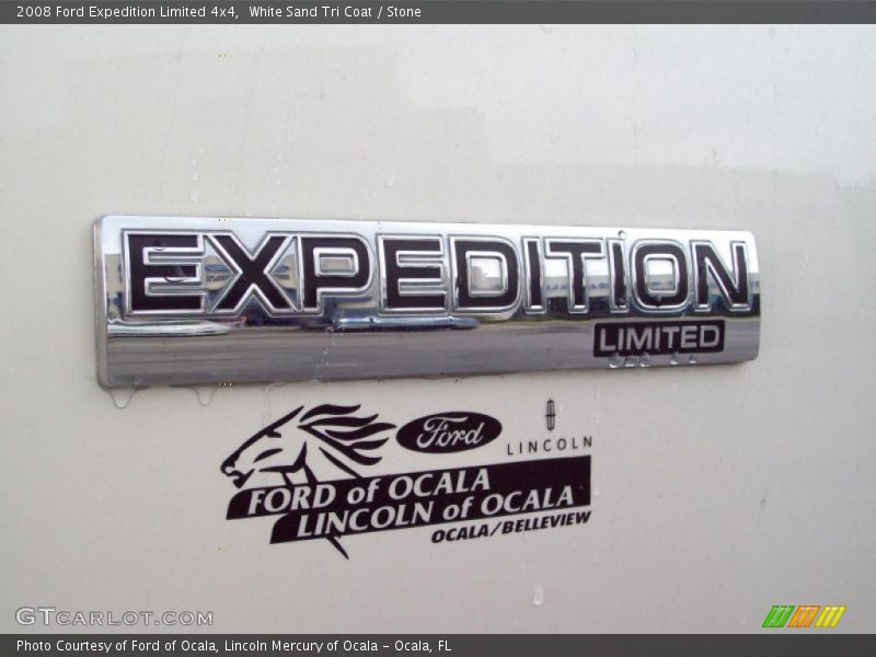 White Sand Tri Coat / Stone 2008 Ford Expedition Limited 4x4