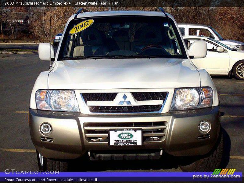 Glacier White Pearl / Tan 2003 Mitsubishi Montero Limited 4x4