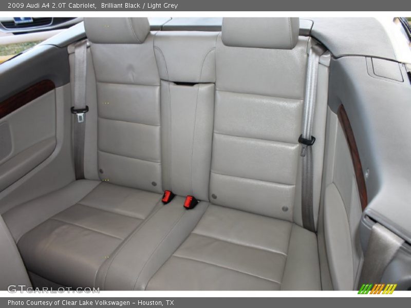 Brilliant Black / Light Grey 2009 Audi A4 2.0T Cabriolet