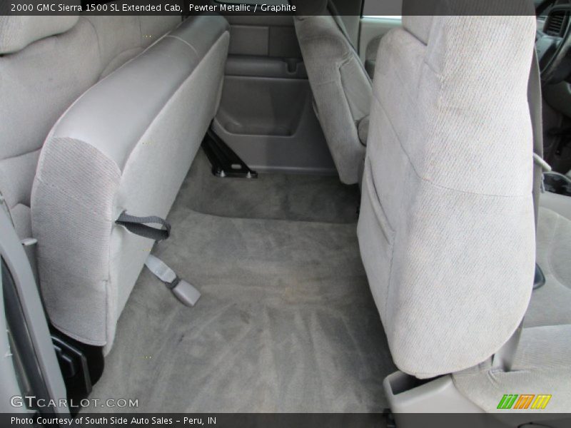 Pewter Metallic / Graphite 2000 GMC Sierra 1500 SL Extended Cab
