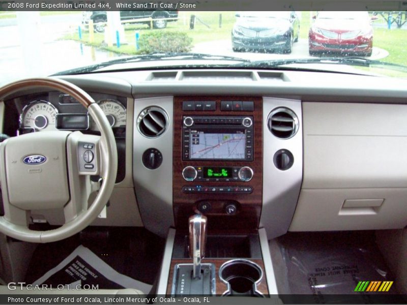 White Sand Tri Coat / Stone 2008 Ford Expedition Limited 4x4