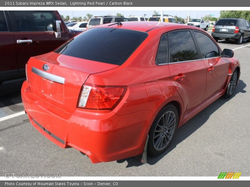 Lightning Red Pearl / Carbon Black 2011 Subaru Impreza WRX Sedan