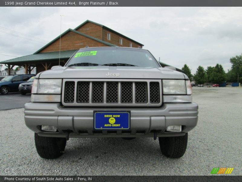 Bright Platinum / Black 1998 Jeep Grand Cherokee Limited 4x4
