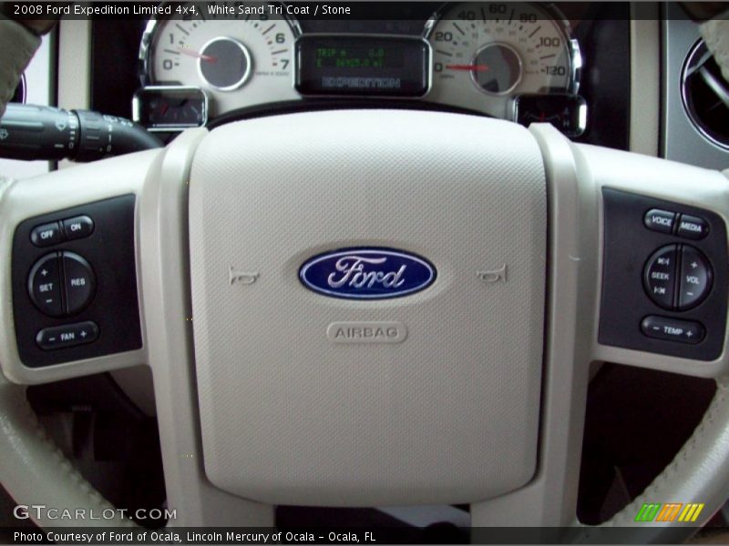 White Sand Tri Coat / Stone 2008 Ford Expedition Limited 4x4