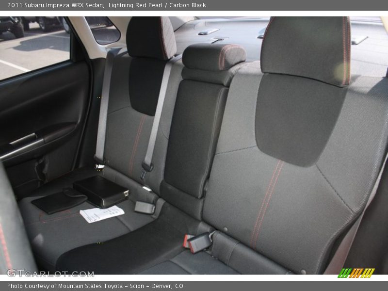 Lightning Red Pearl / Carbon Black 2011 Subaru Impreza WRX Sedan