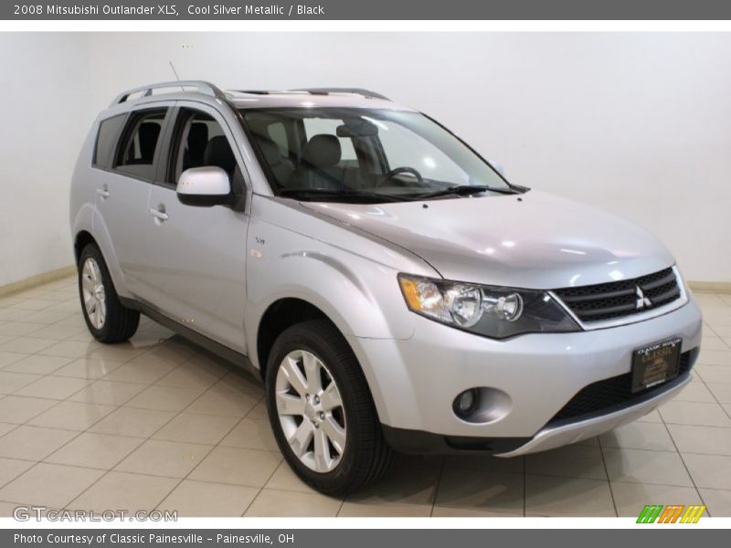 Cool Silver Metallic / Black 2008 Mitsubishi Outlander XLS