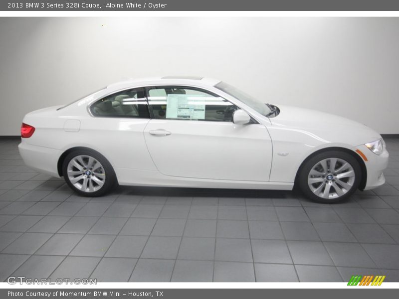 Alpine White / Oyster 2013 BMW 3 Series 328i Coupe