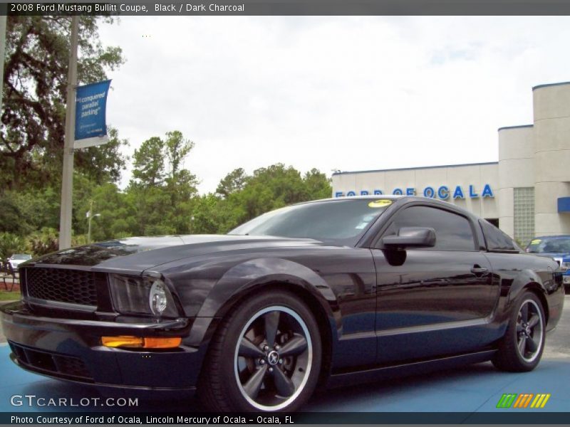 Black / Dark Charcoal 2008 Ford Mustang Bullitt Coupe