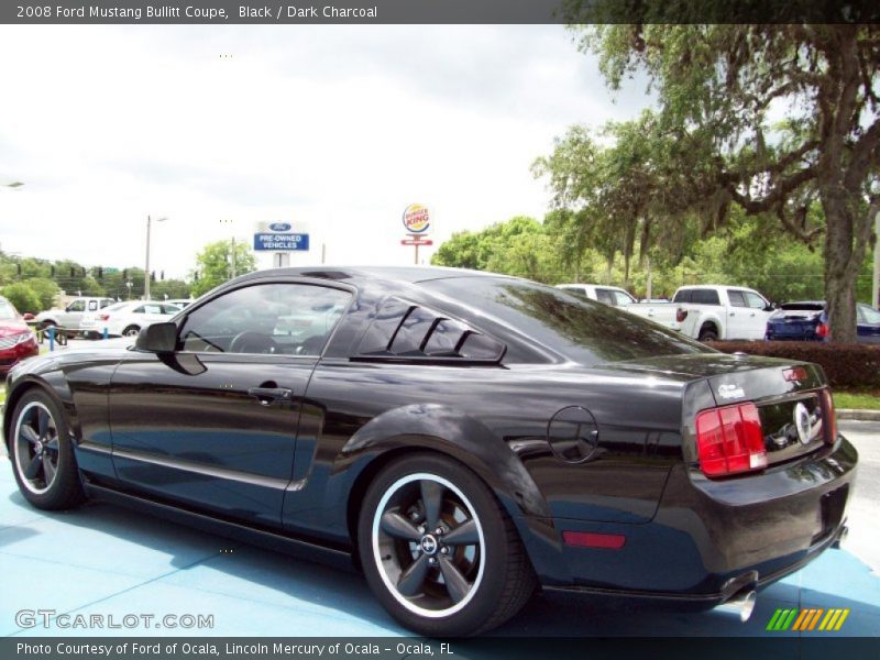 Black / Dark Charcoal 2008 Ford Mustang Bullitt Coupe