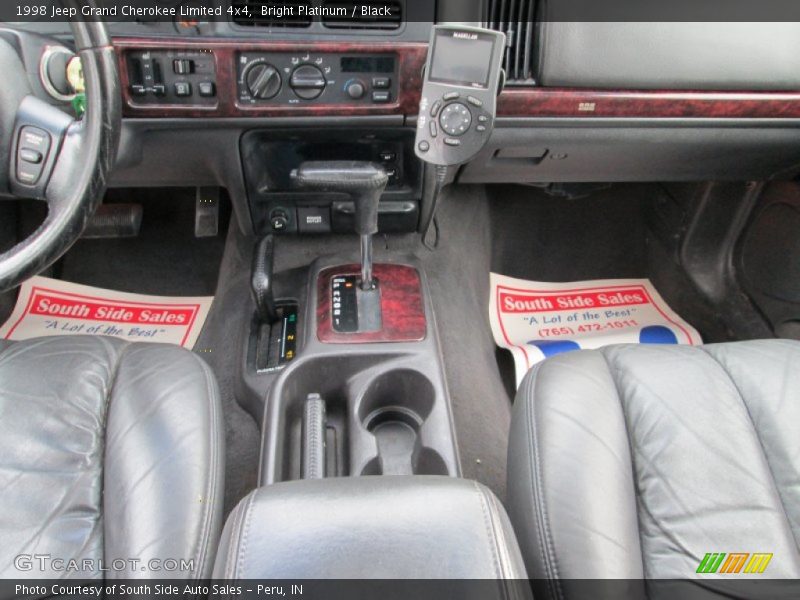 Bright Platinum / Black 1998 Jeep Grand Cherokee Limited 4x4