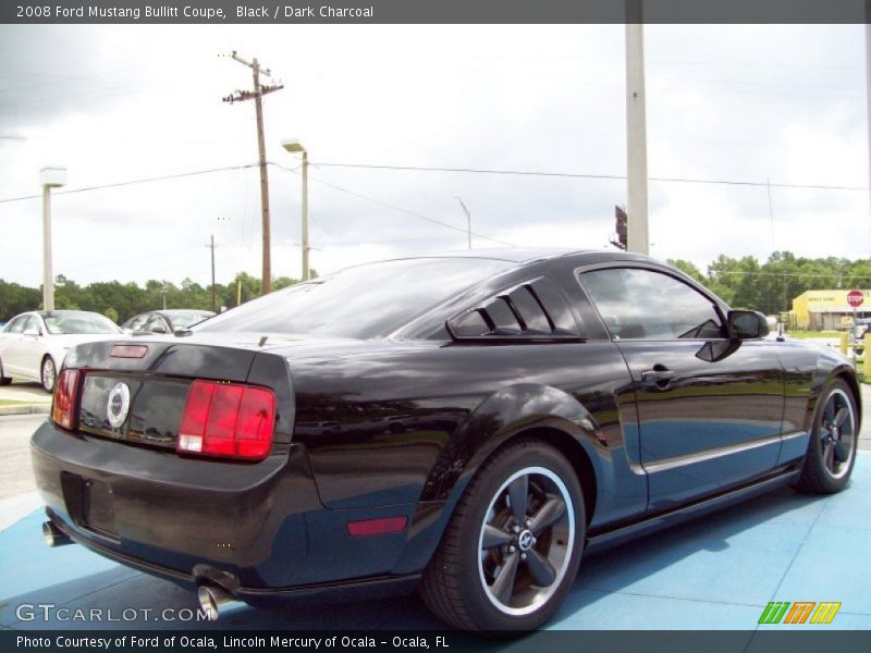 Black / Dark Charcoal 2008 Ford Mustang Bullitt Coupe