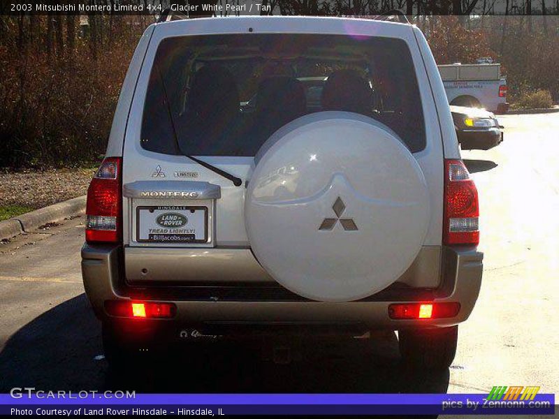 Glacier White Pearl / Tan 2003 Mitsubishi Montero Limited 4x4