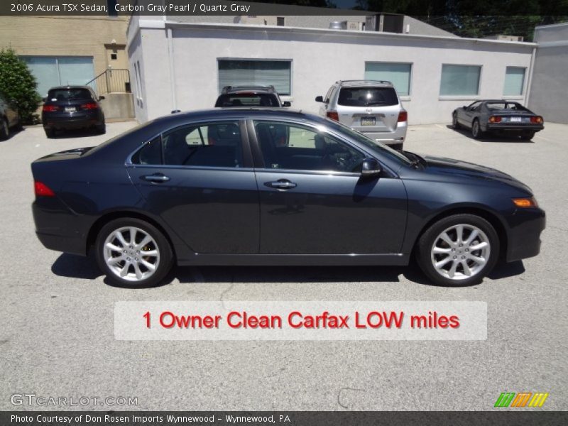 Carbon Gray Pearl / Quartz Gray 2006 Acura TSX Sedan