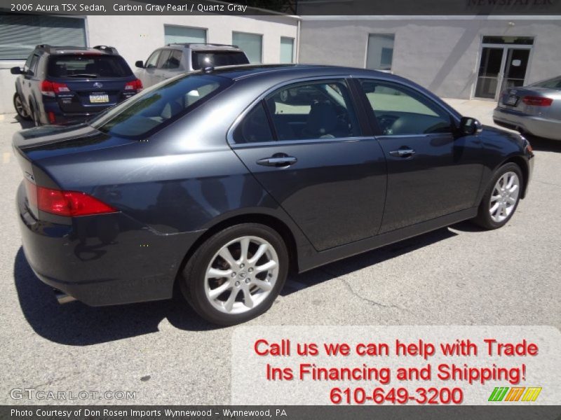 Carbon Gray Pearl / Quartz Gray 2006 Acura TSX Sedan