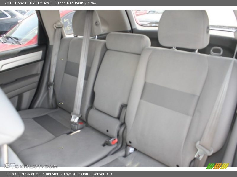 Tango Red Pearl / Gray 2011 Honda CR-V EX 4WD