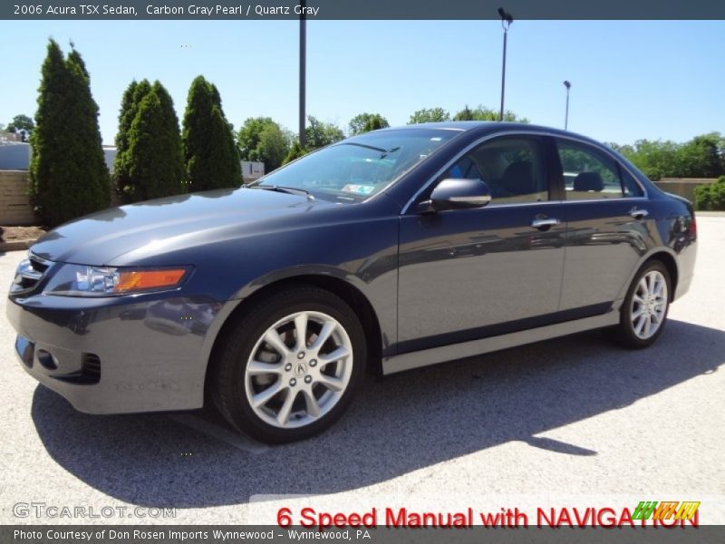 Carbon Gray Pearl / Quartz Gray 2006 Acura TSX Sedan