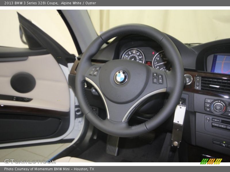 Alpine White / Oyster 2013 BMW 3 Series 328i Coupe