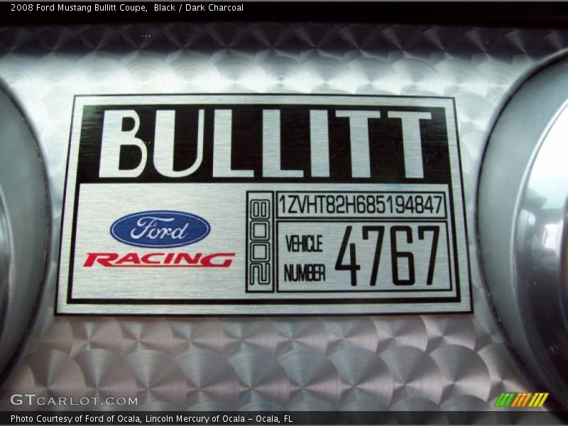  2008 Mustang Bullitt Coupe Logo
