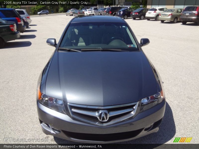 Carbon Gray Pearl / Quartz Gray 2006 Acura TSX Sedan
