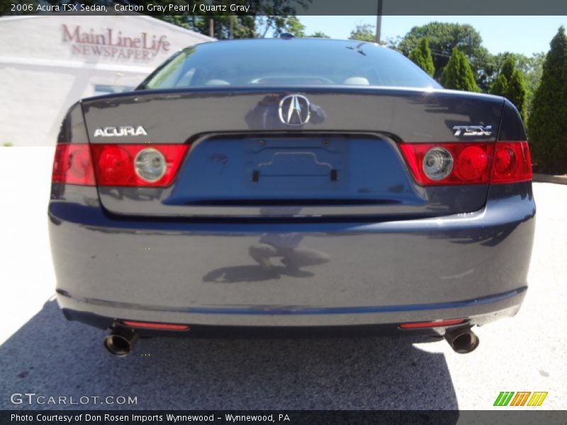 Carbon Gray Pearl / Quartz Gray 2006 Acura TSX Sedan