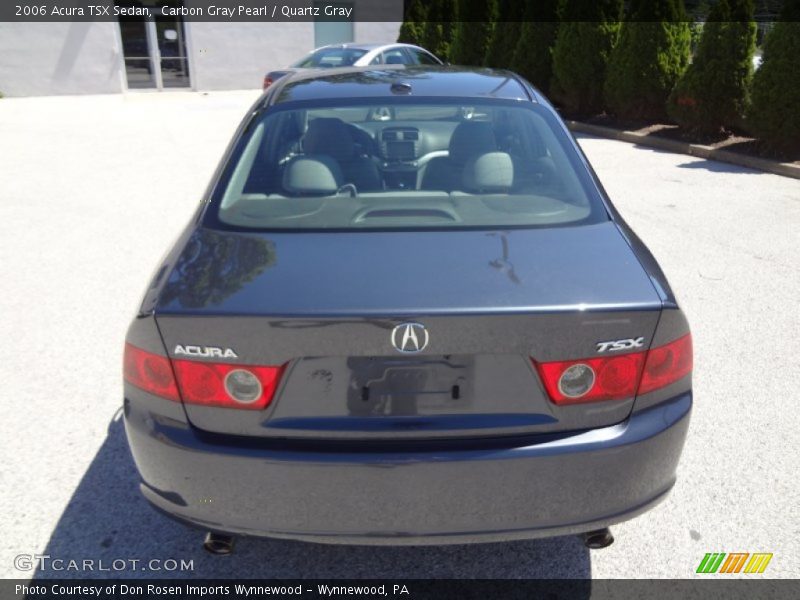 Carbon Gray Pearl / Quartz Gray 2006 Acura TSX Sedan