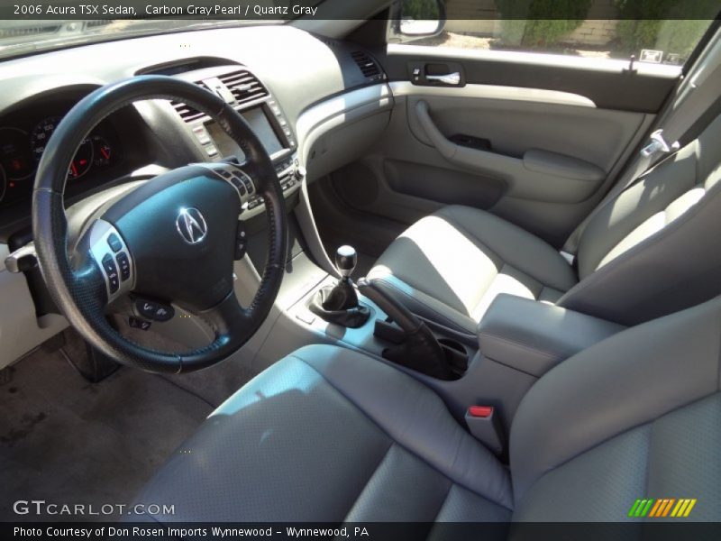  2006 TSX Sedan Quartz Gray Interior