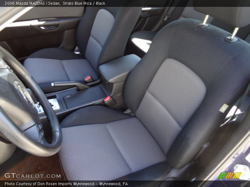 Strato Blue Mica / Black 2006 Mazda MAZDA3 i Sedan