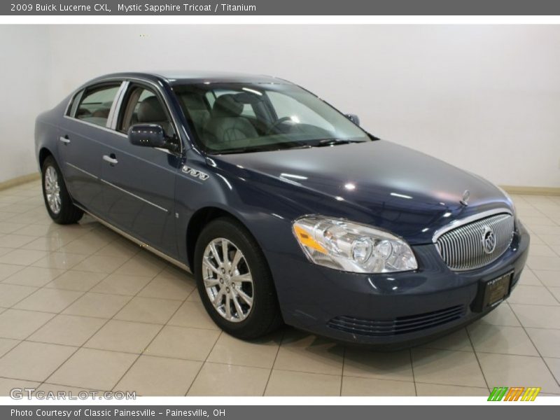 Mystic Sapphire Tricoat / Titanium 2009 Buick Lucerne CXL