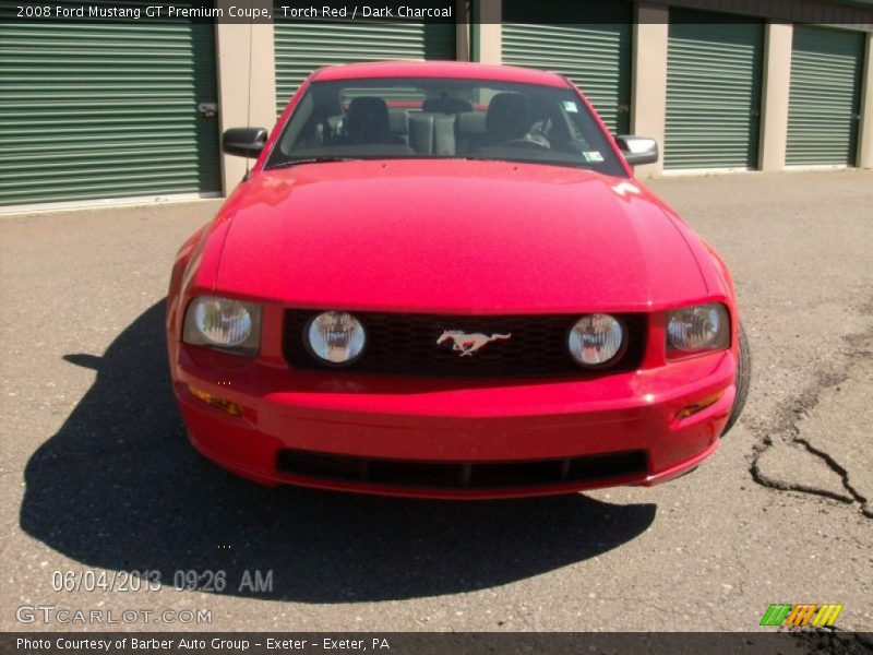 Torch Red / Dark Charcoal 2008 Ford Mustang GT Premium Coupe